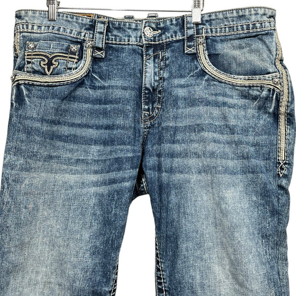 Rock Revival Men’s Jeans Kerr, Boot / Size- 40 - Picture 3 of 12